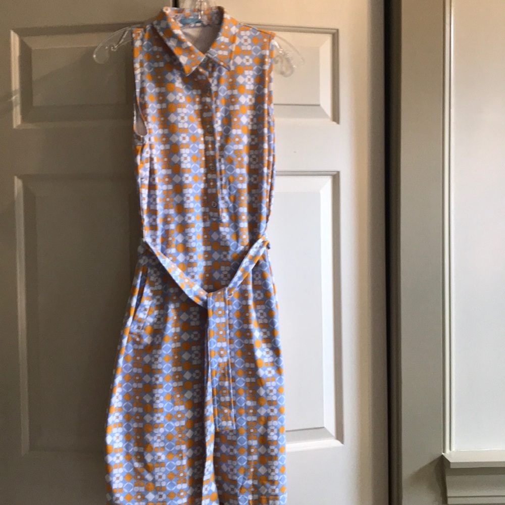 J McLaughlin sleeveless shirt dress